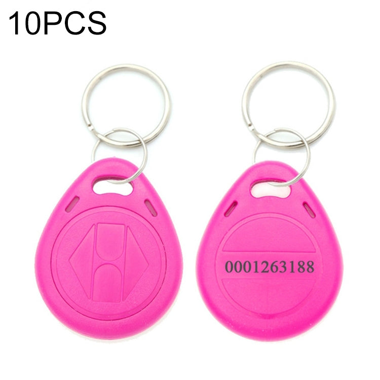10 PCS 125KHz TK/EM4100 Proximity ID Card Chip Keychain Key Ring 10 PCS 125KHz TK/EM4100 Proximity ID Card Chip Keychain Key Ring